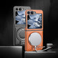 Magnetisk telefonveske med ringstativ for Galaxy Z Flip-serien