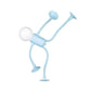 💥Rea 50% rabatt🌟Skiftende form Funny Sportsman Night Light