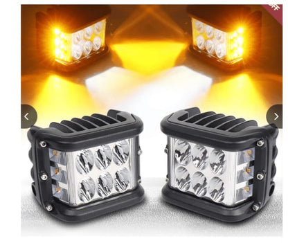 🔥🔥49% rabatt+📦köp 2 gratis fraktbil med doble sider LED-lys med doble farger🚗✨