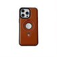 🎄[Kreativ gave] Deluxe iPhone-etui i skinn med usynlig stativ