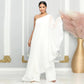 Uformell Elegant En-Skulder Lappeteppe Jumpsuit For Kvinner